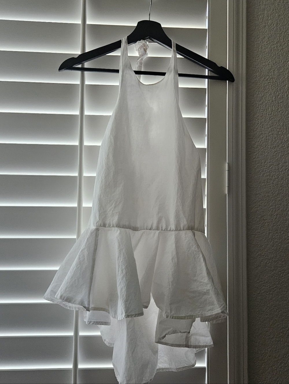 Free People Frilly Ruffle Tunic Halter Top - Picture 7 of 8
